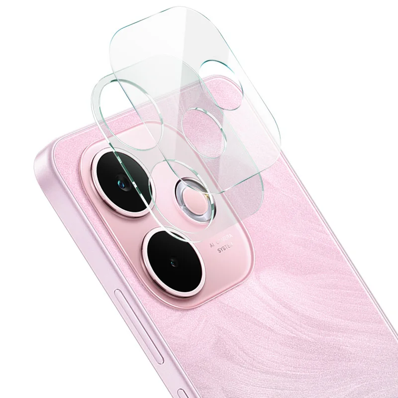 

Для Oppo A5 Pro 4G (глобальное) / 5G (глобальное) / A5 Energy 5G (Китай) Защитная пленка для объектива камеры из закаленного стекла + акриловая крышка объектива