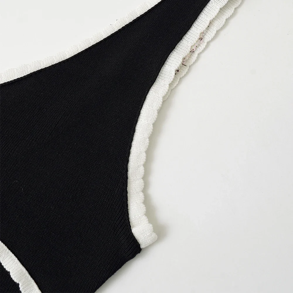 2023 frühling Sommer Neue Mode Chic Frauen Stricken Cami Midi Kleid Ärmellose Casual Stil mit Patchwork für Party 5584211