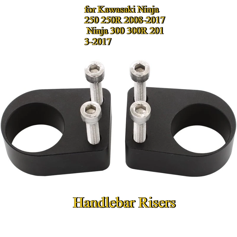 

Аксессуары для мотоциклов: Подставки для руля 1 дюйм для Kawasaki Ninja 250 250R 2008-2017, Ninja 300 300R 2013-2017, модификация