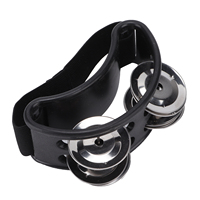 Foot Shaker Foot Shaker Percussion Foot Tambourine Shaker Percussion Drum Set Metal Jingle  Musical Instrument Accessories