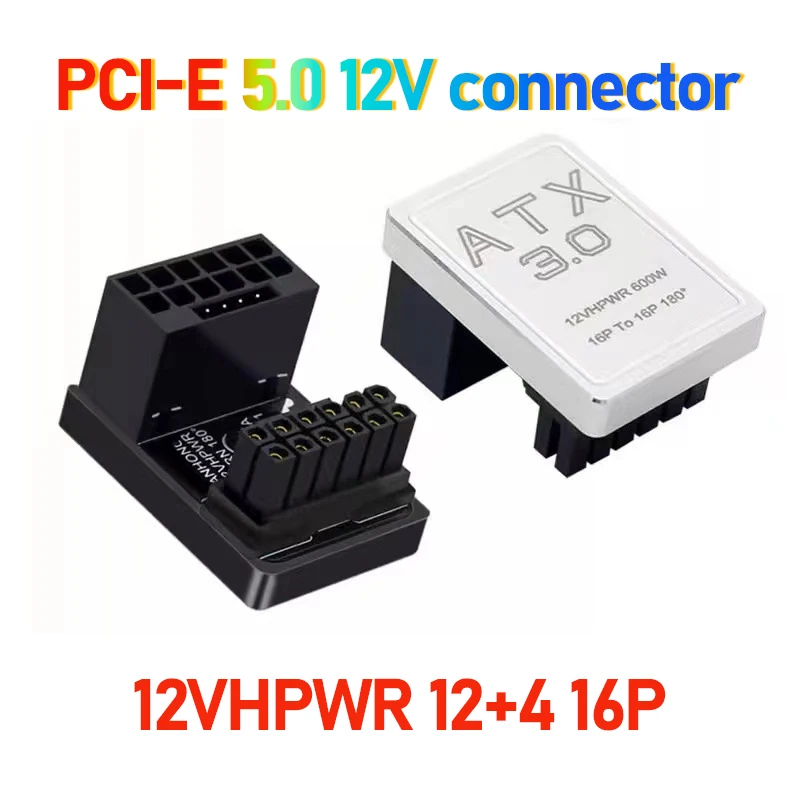 PCI-E 5.0 12V connector egpu 12VHPWR 12+4 16P adapter PC accessories for RTX4090/4080/4070 TI 3090/3080/3070 RX6900/6800/6700 XT