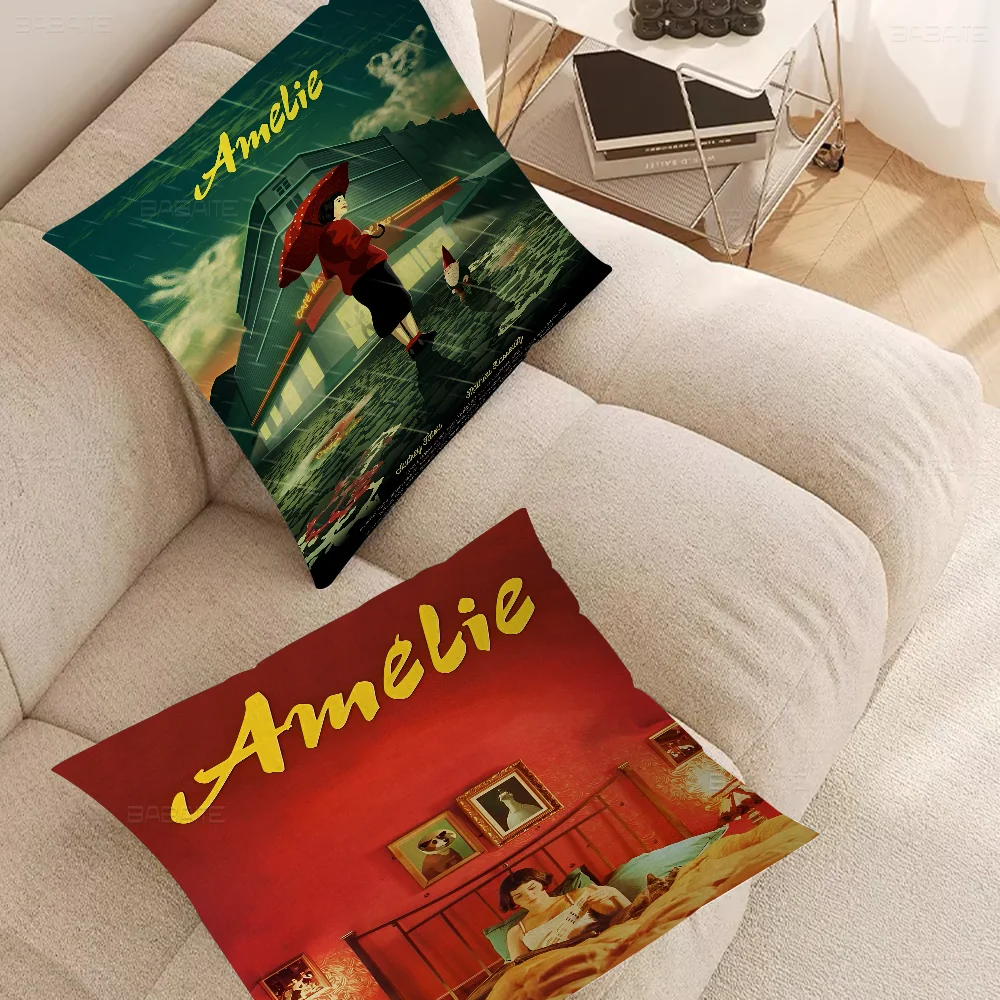 French Movie Amelie Cushion Cover Decorative Pillow Sofa Home Decor case pillow cases