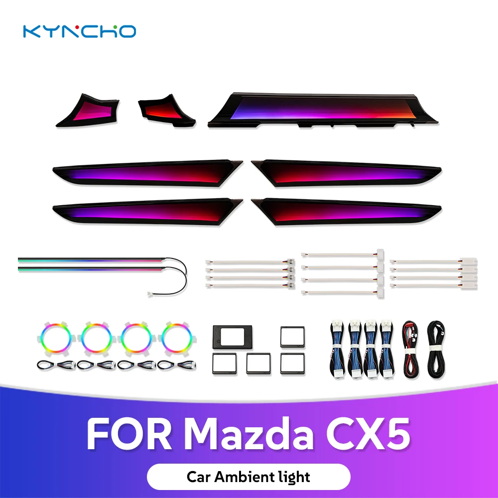 For Mazda CX5 CX8 2016 2025 Custom Interior LED Lamp Symphony Car Ambient Light Rear New Car Light Automotive Ambient Lighting