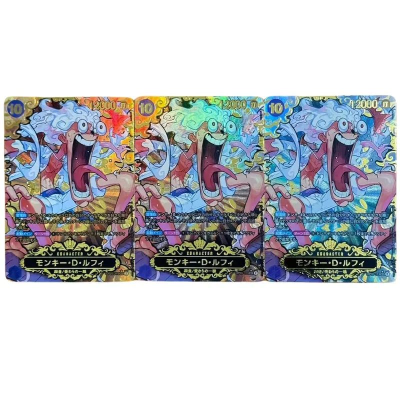 

DIY 3 шт./компл. Opcg One Piece Monkey D Luffy Самодельные золотые, серебряные, медные флэш-карты с героями мультфильмов, флэш-карта, коллекция игр, карточная игрушка