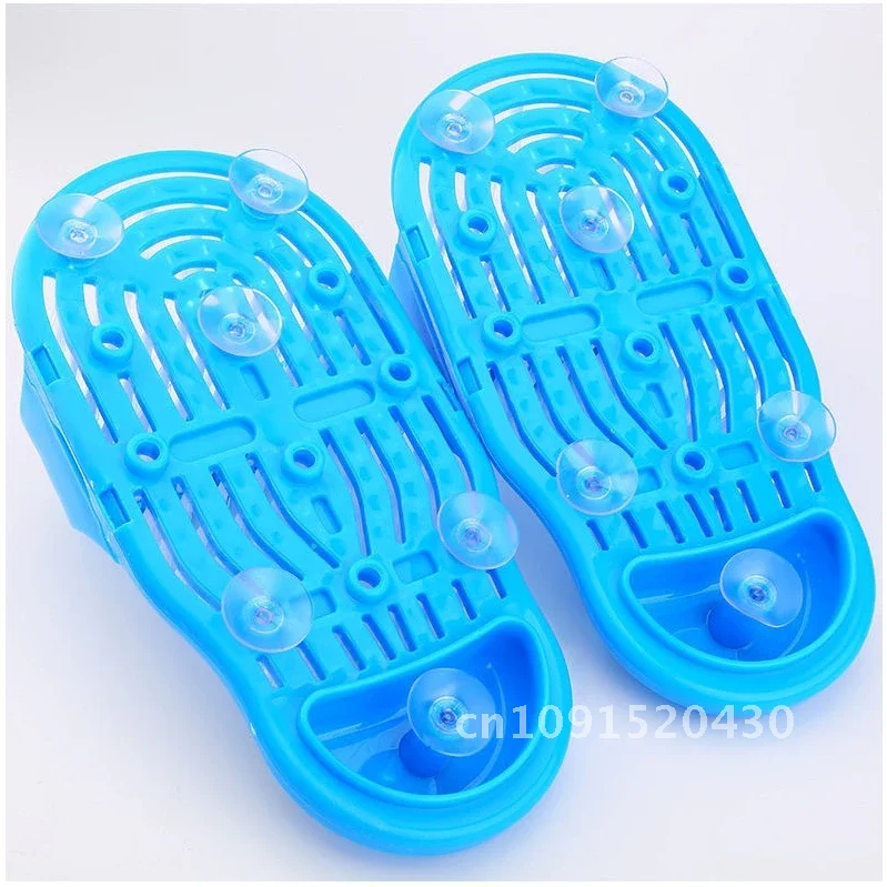 1PC Shower Foot Scrubber Massager Cleaner Spa Exfoliating Washer Wash Slipper Tools Bathroom Bath Foot Brushes Remove Dead Skin