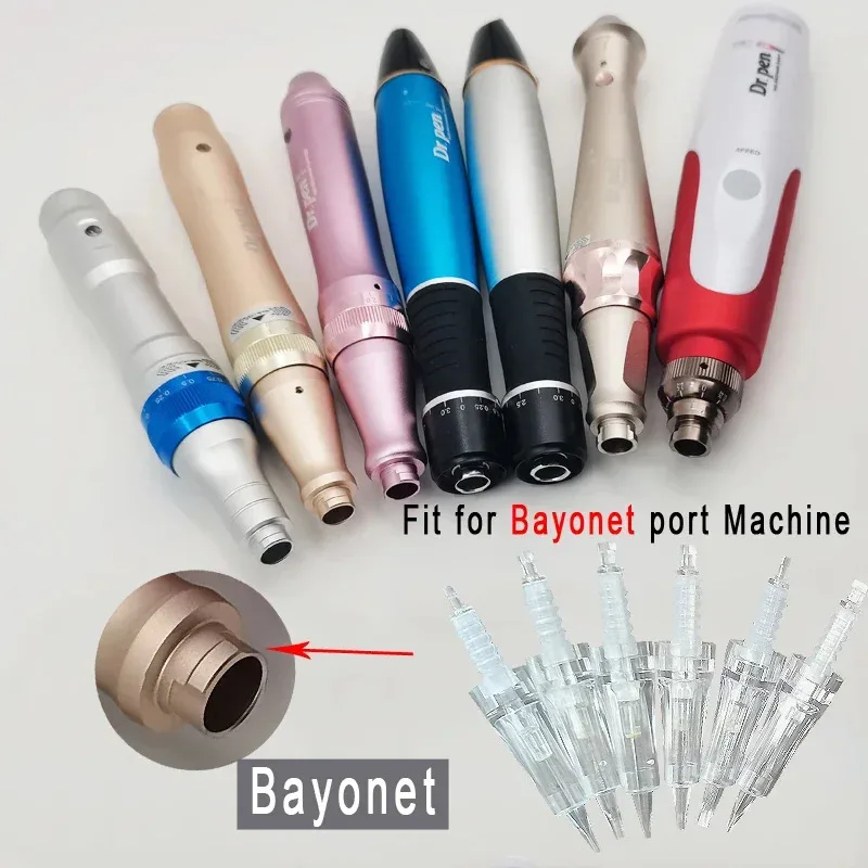 100/50/10Pcs Dr.Pen Tattoo Cartridges Needle Bayonet Replacement For Dr pen N2/M7/M5/E30/A6/A1/A10 PMU 1 3 5 7 Pin Micro Needles