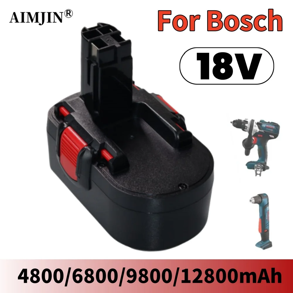 

For Bosch 18V 4.8/6.8/9.8/12.8AH Ni-MH Remplacement Battery pour Bosch BAT025 BAT026 BAT160 2607335735 2607335277 PSR18 VE-2 GSR