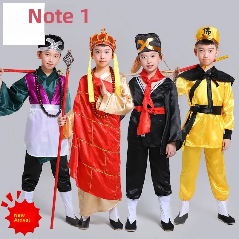 

Children's Performance Costume Wu Song Monk Tang Sanzang Sandmonk Six One Halloween Performance Chinese Traditional Stage Clo...