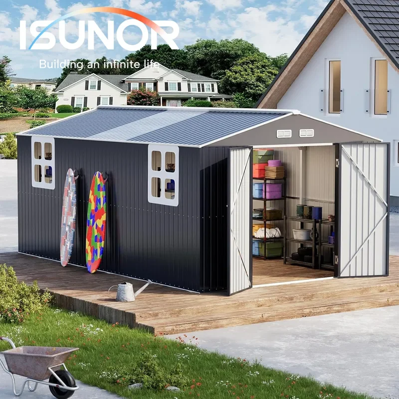 For Large Custom Tin Shed Garage Garden Outdoor Yard Warehouse Simple Storage Room Tool Sundries Organizer Durable