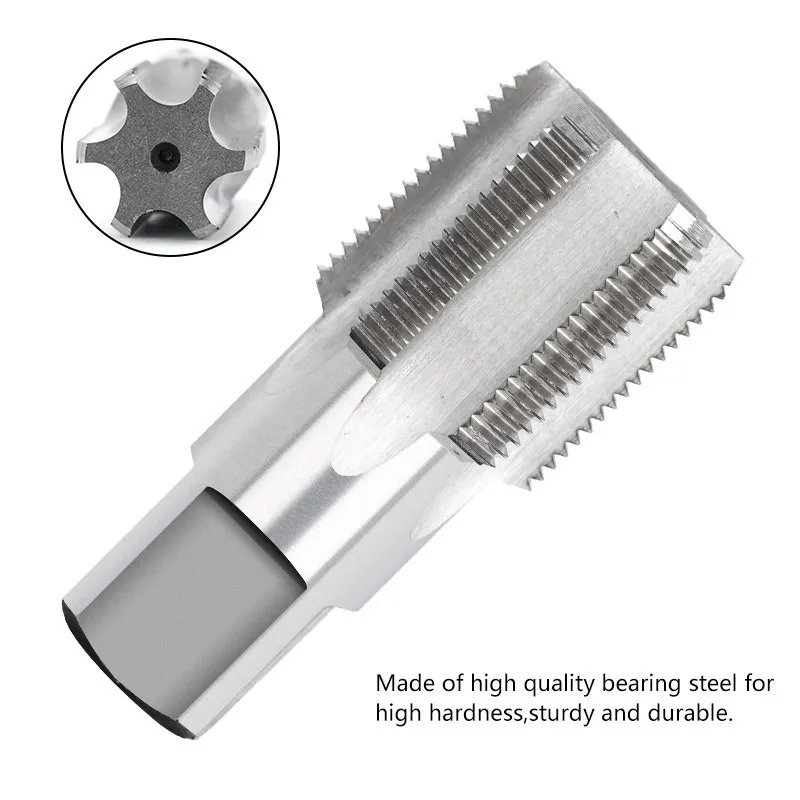 Pipe Thread Tap HSS Pipe Tap Tungsten Carbide Router Bit G 1/8 1/2 3/4 1 For Metalworking Screw Thread Cutting Tools Machine Tap