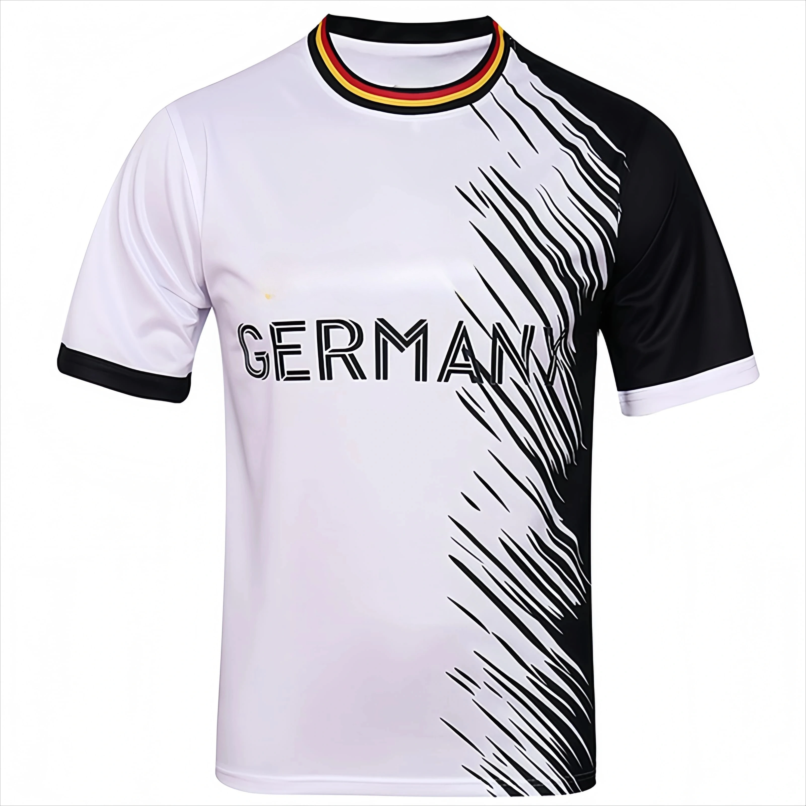 2026 Summer Fashion New German Cool Style 3D Printing Fast Drying Fans Fitness Sports T-shirt Casual Loose T-shirt Large Size