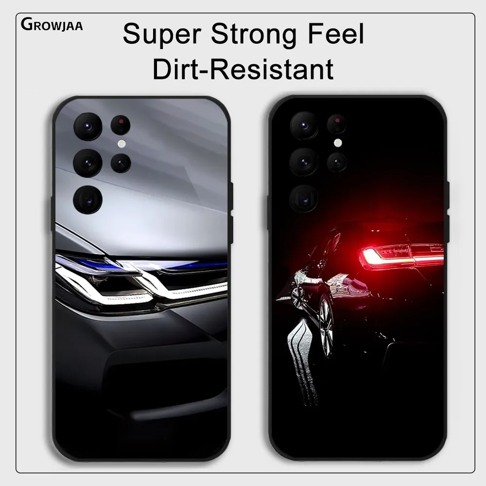 SuperCar For B-BmW Phone Case for Samsung Galaxy S24 Ultra S22 S23 Ultra S21 S20 5G Protective Silicone TPU Funda