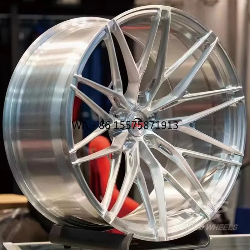 

Custom 1-Piece Multi-spokes Brushed Forged Passenger Car Wheels Rims 5x120 5x114.3 5x112 Rim 18 19 20 21Inch for Corvette C8