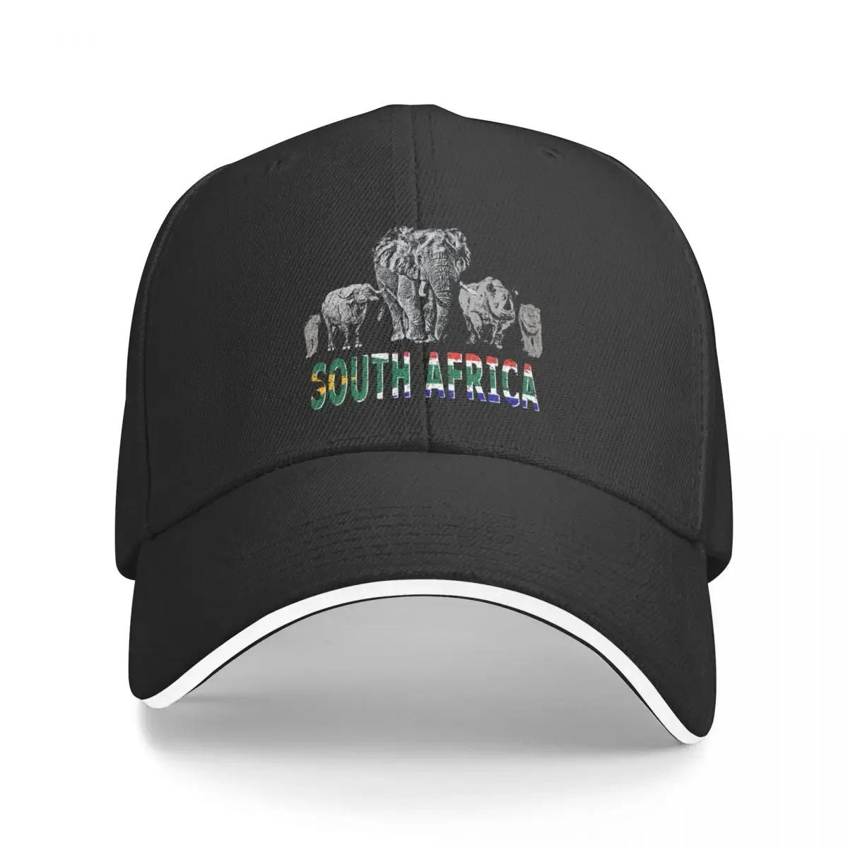 Africa's Big 5 for South Africa Wildlife Fans Baseball Cap derby hat Military Cap Man Anime Hat Male Women's