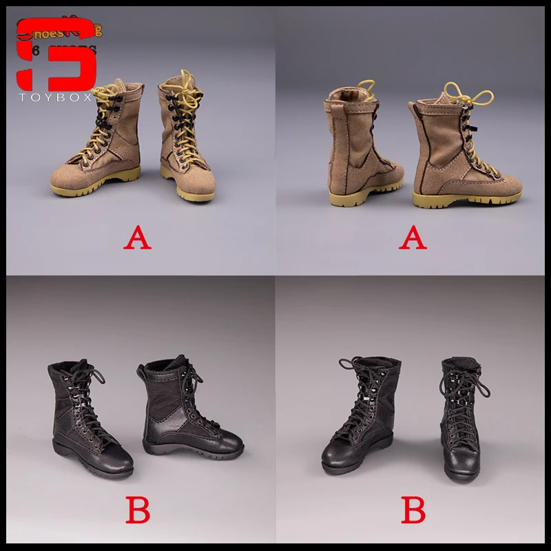 SK011 1/6 Scale ชาย Combat Boots Army Hollow รองเท้ารุ่น Fit 12 นิ้ว Solider Action Figure Body ตุ๊กตา