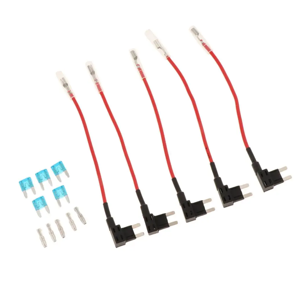 5 قطع من محول صنبور الدائرة الإضافية للسيارة، حامل شفرة ATM APM صغير #4