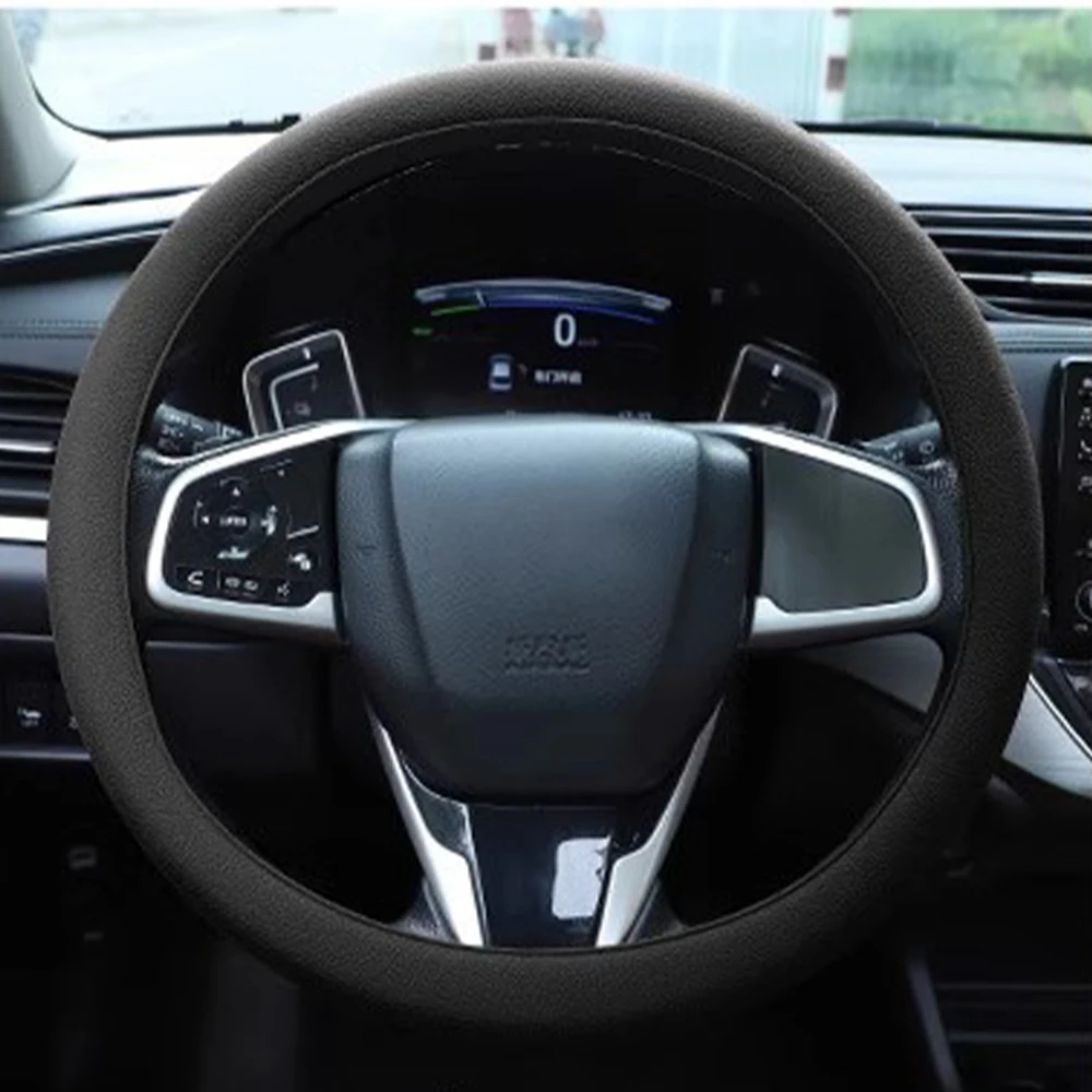 1 Stück ultradünne, rutschfeste Schutzhülle für das Autolenkrad, Silikon-Lenkrad-Schutzhülle. – Detail 13