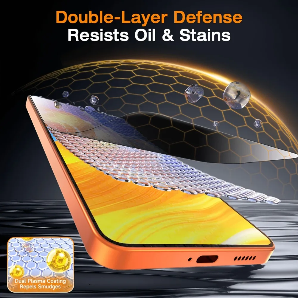 2Pcs Full Cover Privacy Tempered Glass for Samsung S26 S25 S24 Ultra S23 S22 S21 Plus S24 S25 FE Anti-Scratch Screen Protector
