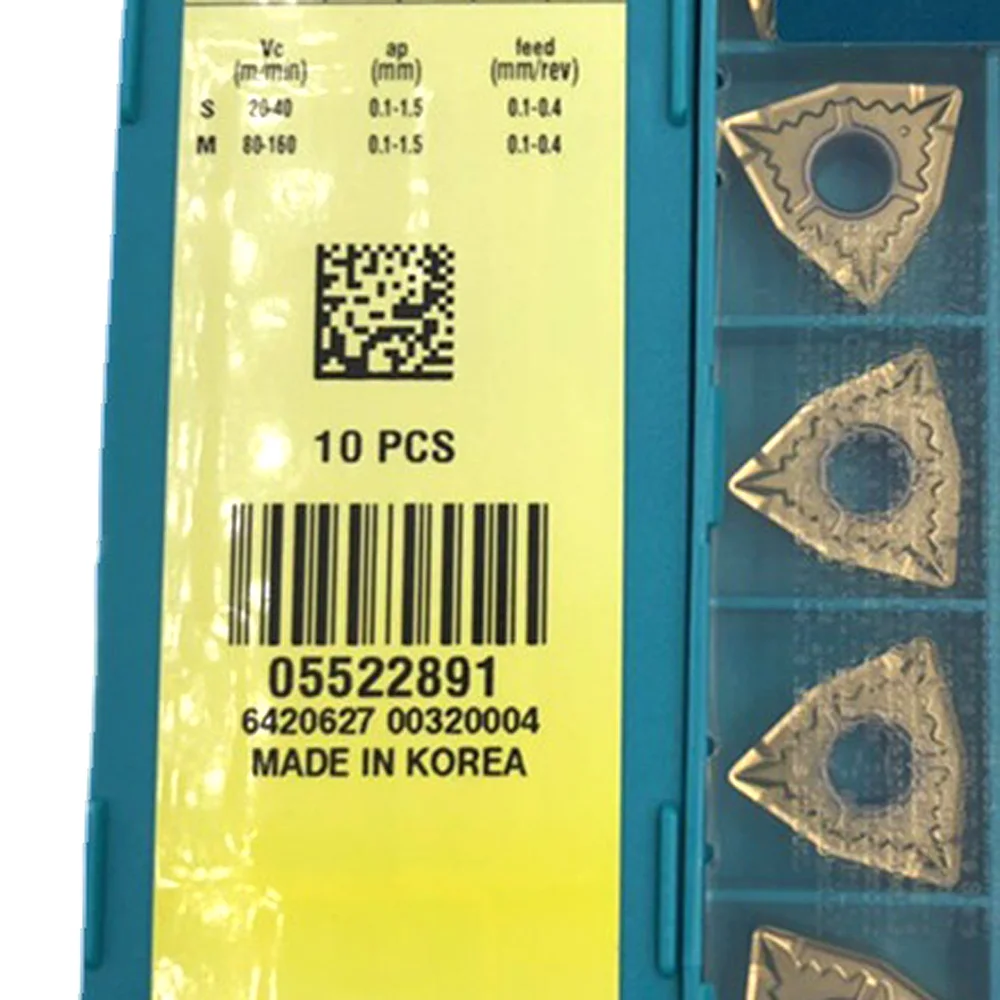 الأصلي مخرطة CNC إدراج المعادن WNMG080412PC WNMG080408PC WNMG080404EA WNMG080408EA TT9080 تحول أدوات الآلات قطع بايت