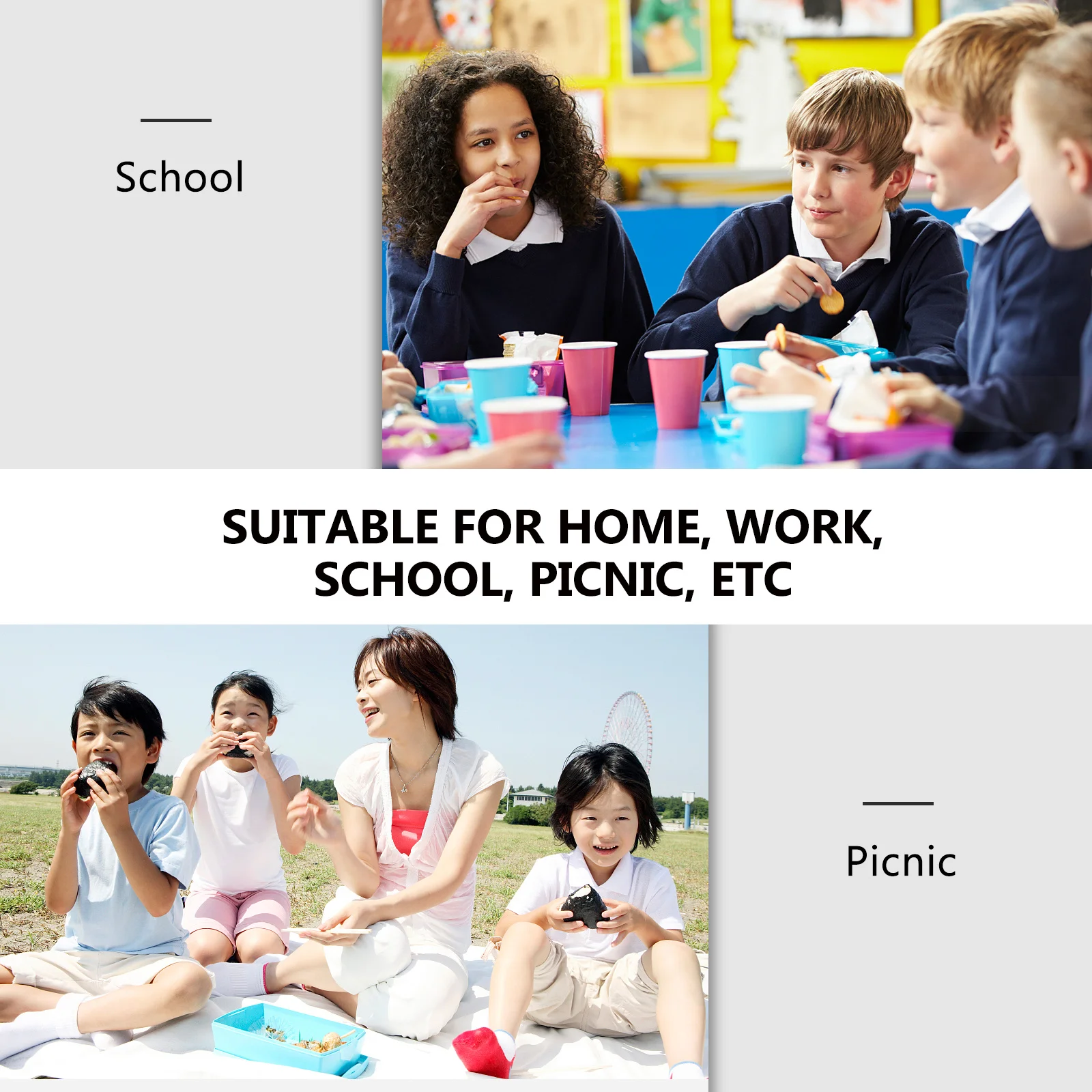 

1Pcs Stainless Steel Bento Box 1.4L 3 Compartments Meal Container Compartment Design for School Office Picnic Travel Reusable