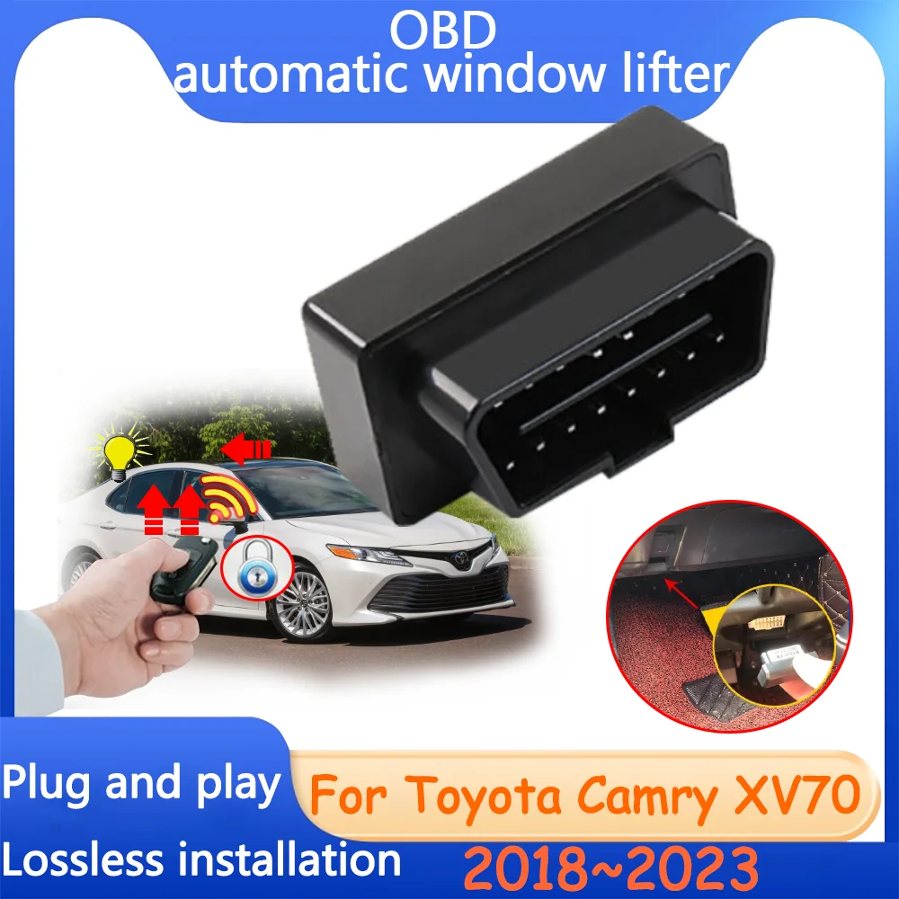 

For Toyota Camry XV70 2018 2019 2020 2021 2022 2023 Accessories Car Automatic Window Lifting OBD Lock Device Modification Tuning