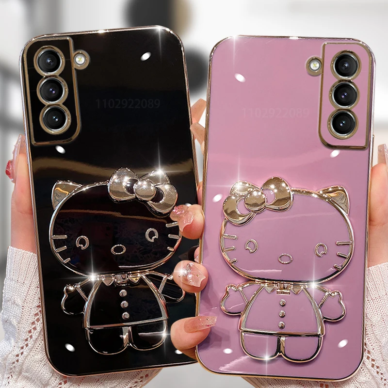 

Hello Kitty Bracket Case for Samsung Galaxy A73 A72 A71 A70 A04 A04E A54 A53 A52 A51 A50 A30 A12 A13 A14 A20S A21S 4G 5G Cover