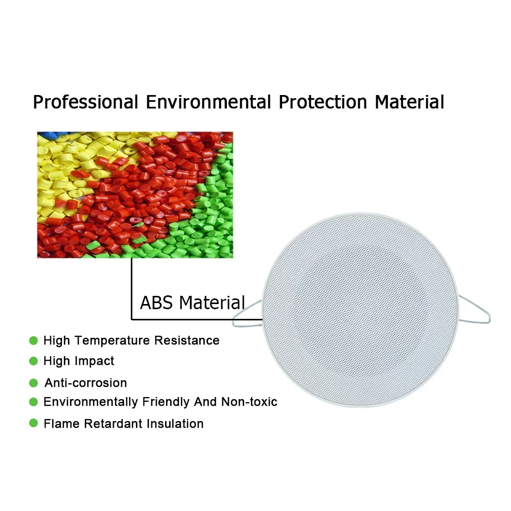 Водонепроницаемая потолочная мини-колонка, 4 дюйма, 100 в, 6 Вт