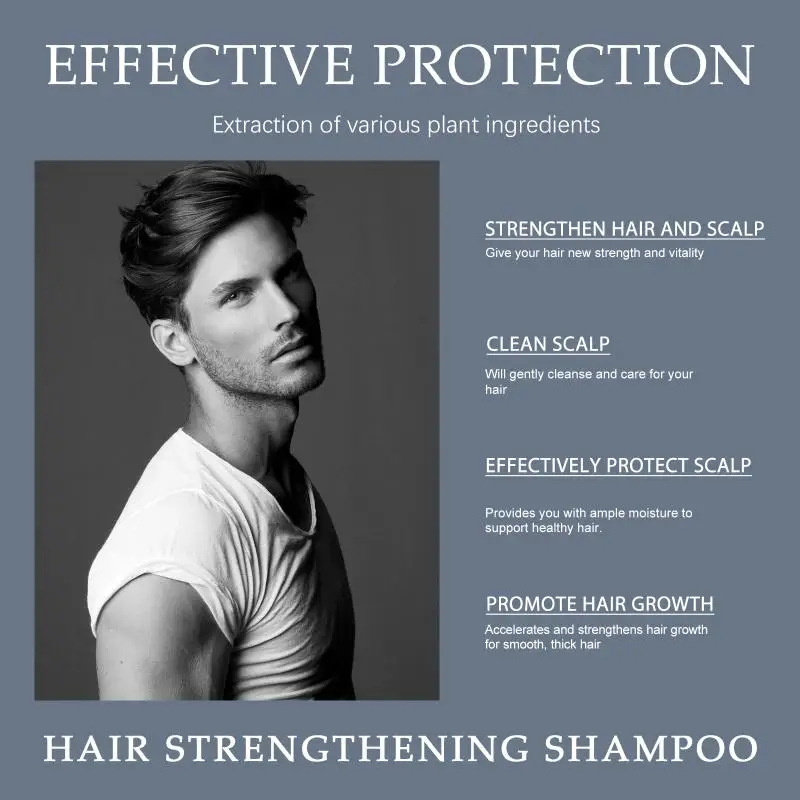 Collagen Shampoo Dandruff Control Oil Refreshing Nourishing Hair Root Repair Damaged Reduce Dry Shampoo Suitable For Men