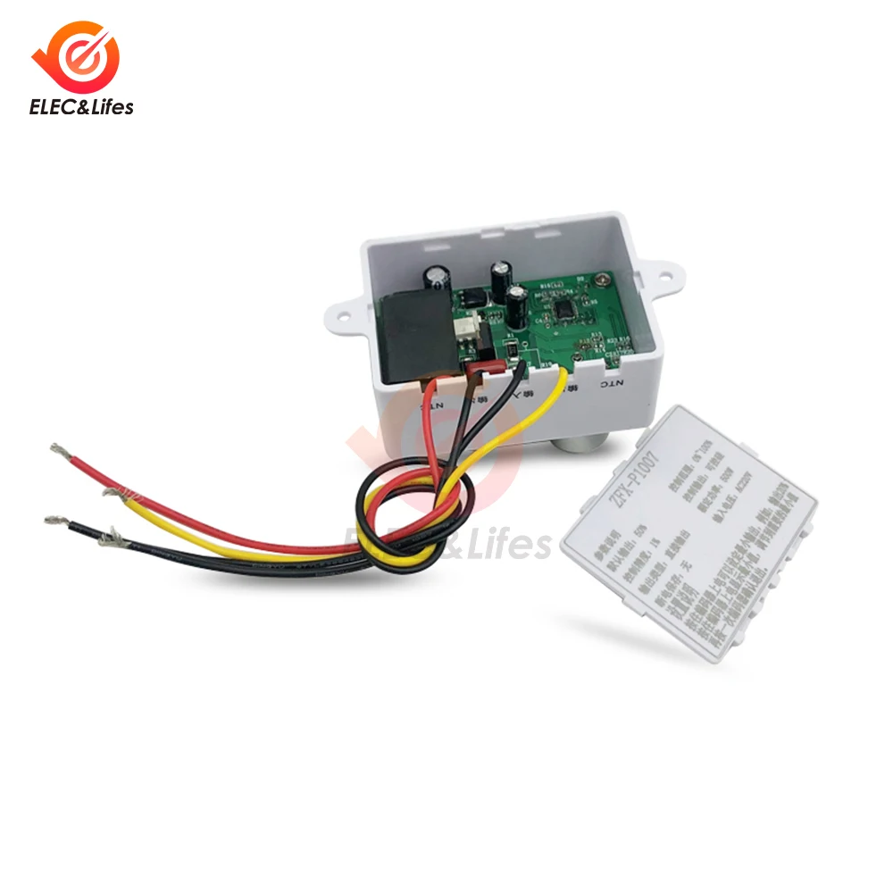 AC 220V 500W Infinite Speed Controller 0-100% Adjustable Pwm Motor Reducer Suitable For Dimming/Voltage/Temperature Control