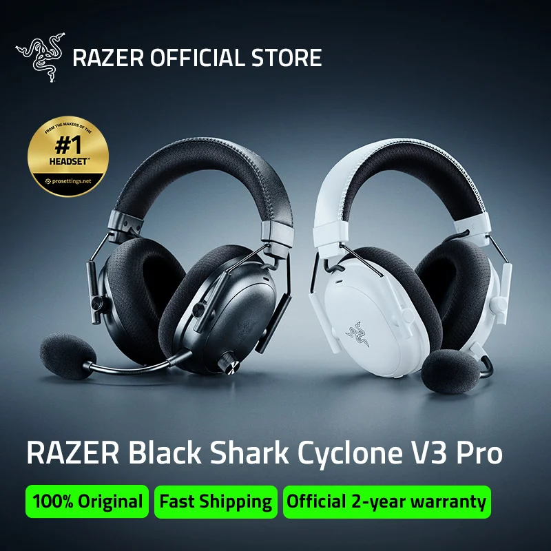Razer BlackShark V3 Pro Wireless Over-Ear Four-Mode Gaming Headphones for Professional