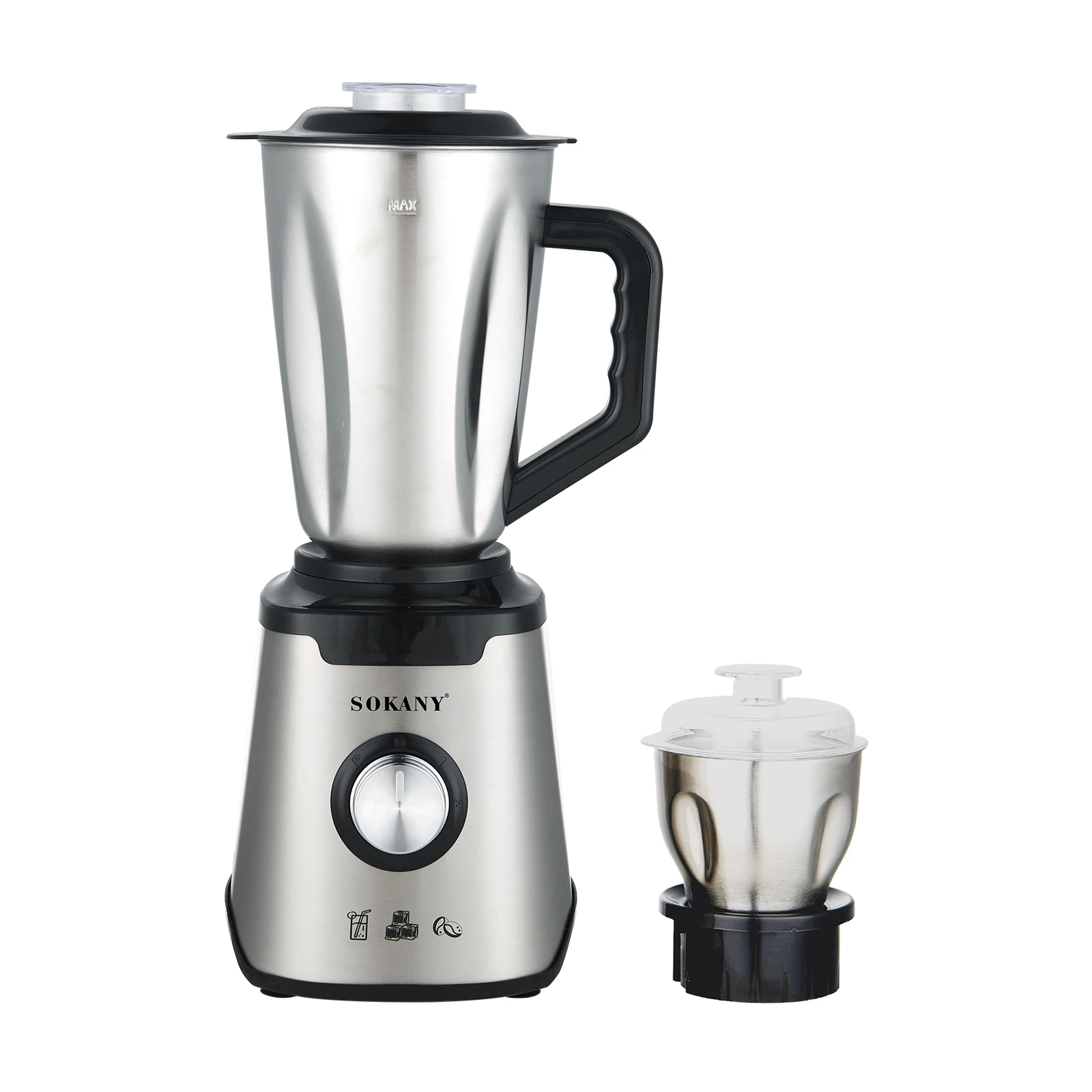 Hot Seel Blender 500- 800W  4 SPEED 1.5L 2 Glass Cups(1.5L Juicer Cup and 1 Small Grind Cup)