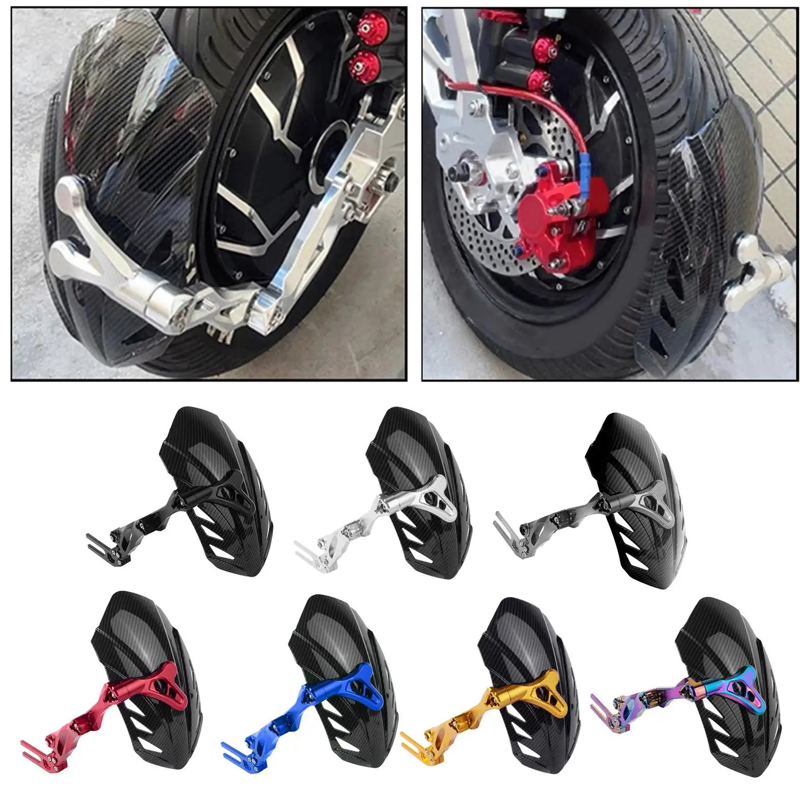 Paralama traseiro da motocicleta para 155 protetor universal nova atualização