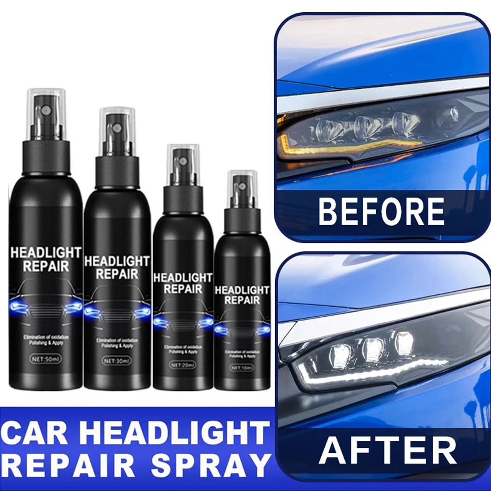 Car Light Restorative Liquid Removing Oxidation Dirt Portable Headlight Repair Polish Liquid for Car Headlight Restoration