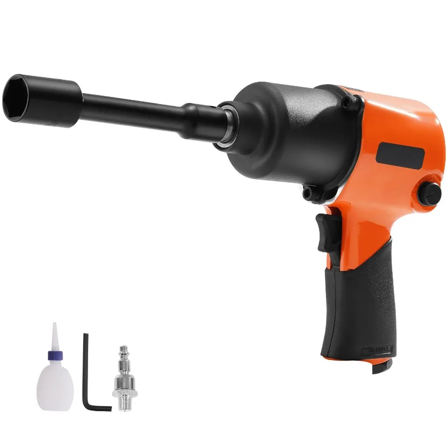 Air Impact Wrench 1/2 Drive Pneumatic Tool for Auto Repairs Lightweight with 880ft-lbs Torque 7500RPM Blue