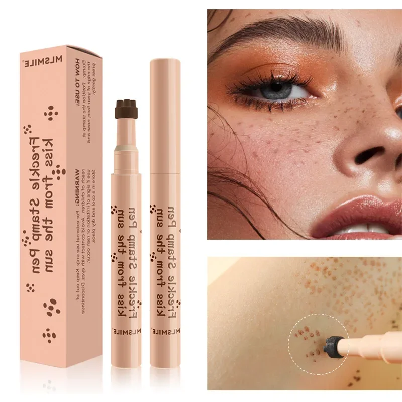 Lightweight Natural Simulation Freckle Pen Waterproof Natural Simulation Fake Spot Makeup Tool Lasting Face Stamp Freckle Pencil