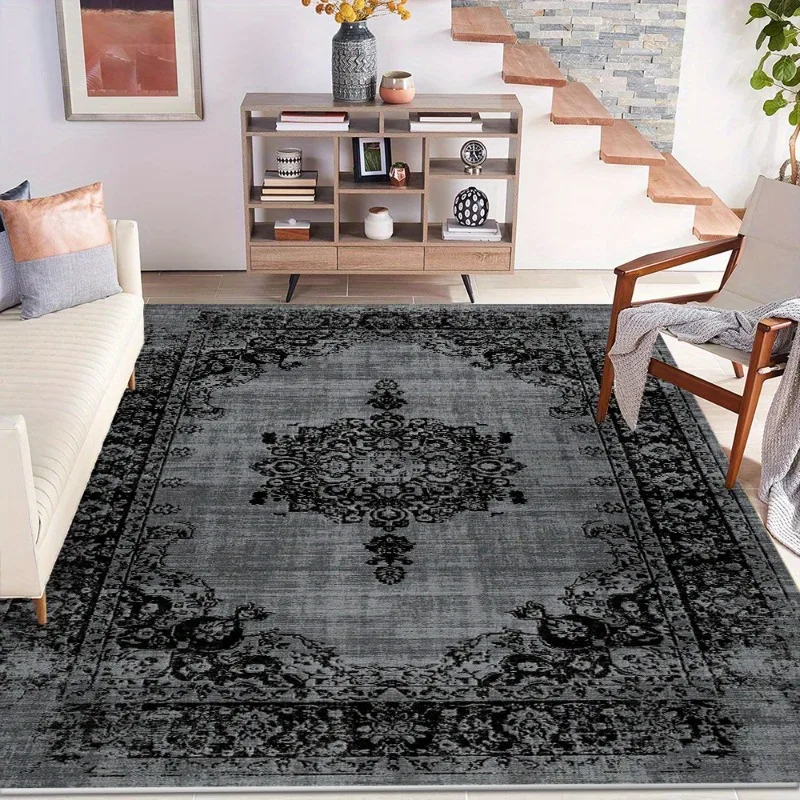 

Bohemian Mats, Luxury Vintage Mats Machine Washable, Soft and Comfortable for Living Rooms, Bedrooms, Bohemian Style Home