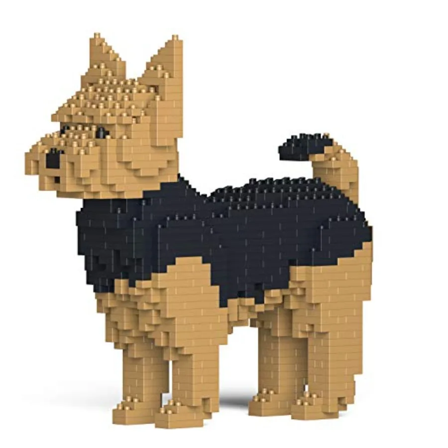 

Yorkshire Terrier 01S Dog Plastic Building Blocks for Advanced Creative Assembly Ideal Educational STEM Toy for Ages 14+ Engagi