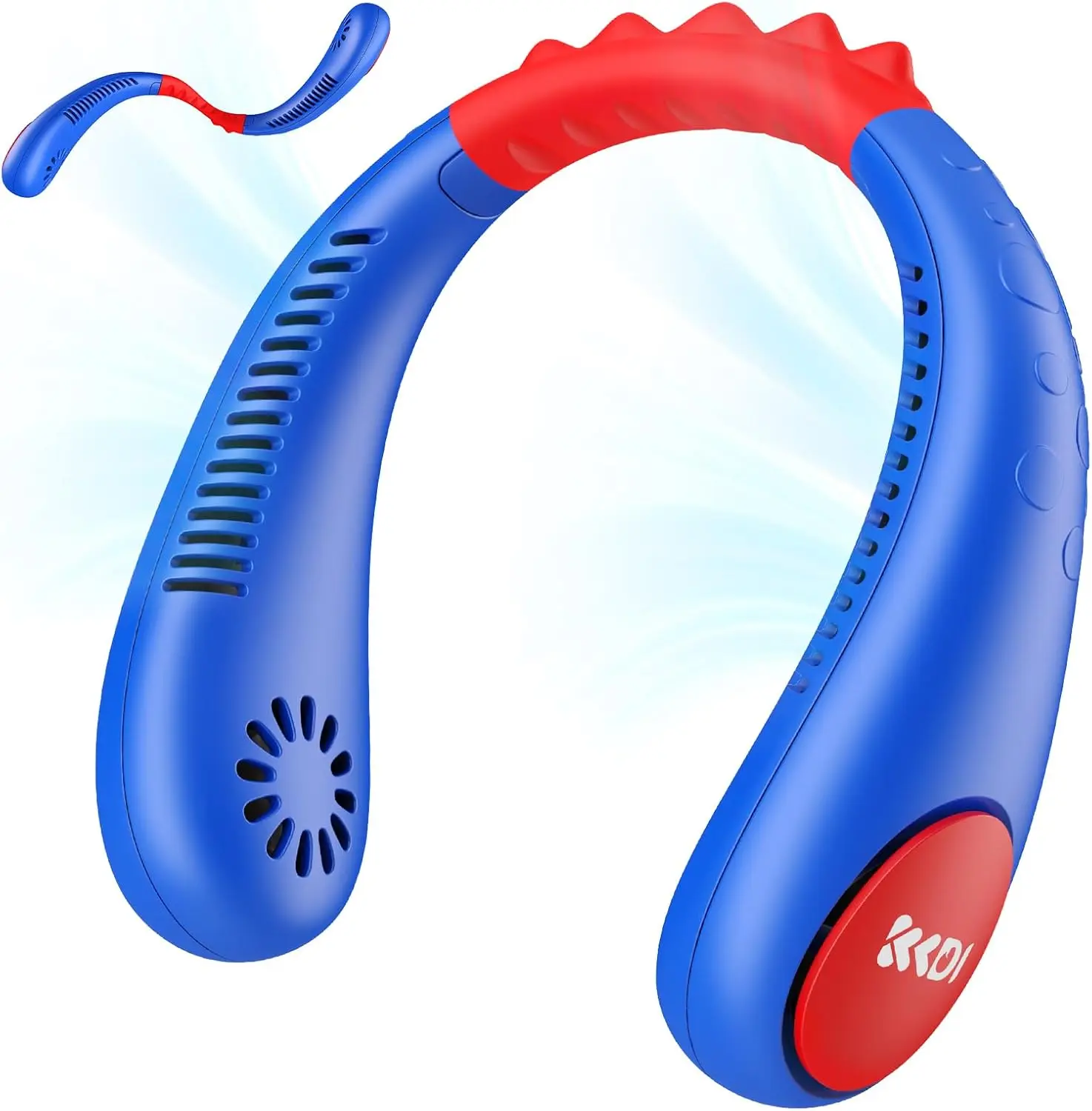 

Детский вентилятор на шею, портативный, безлопастной, для детей 4-14 лет, перезаряжаемый, с 4 скоростями, легкий, для учебы, кемпинга, путешествий