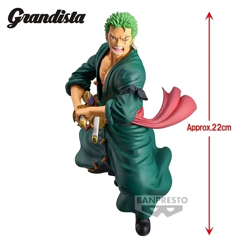 In Voorraad Echt BANDAI Banpresto Grandista Een Stuk Figuur Roronoa Zoro Anime Figuur Model Speelgoed Collectie Ornamenten Geschenken