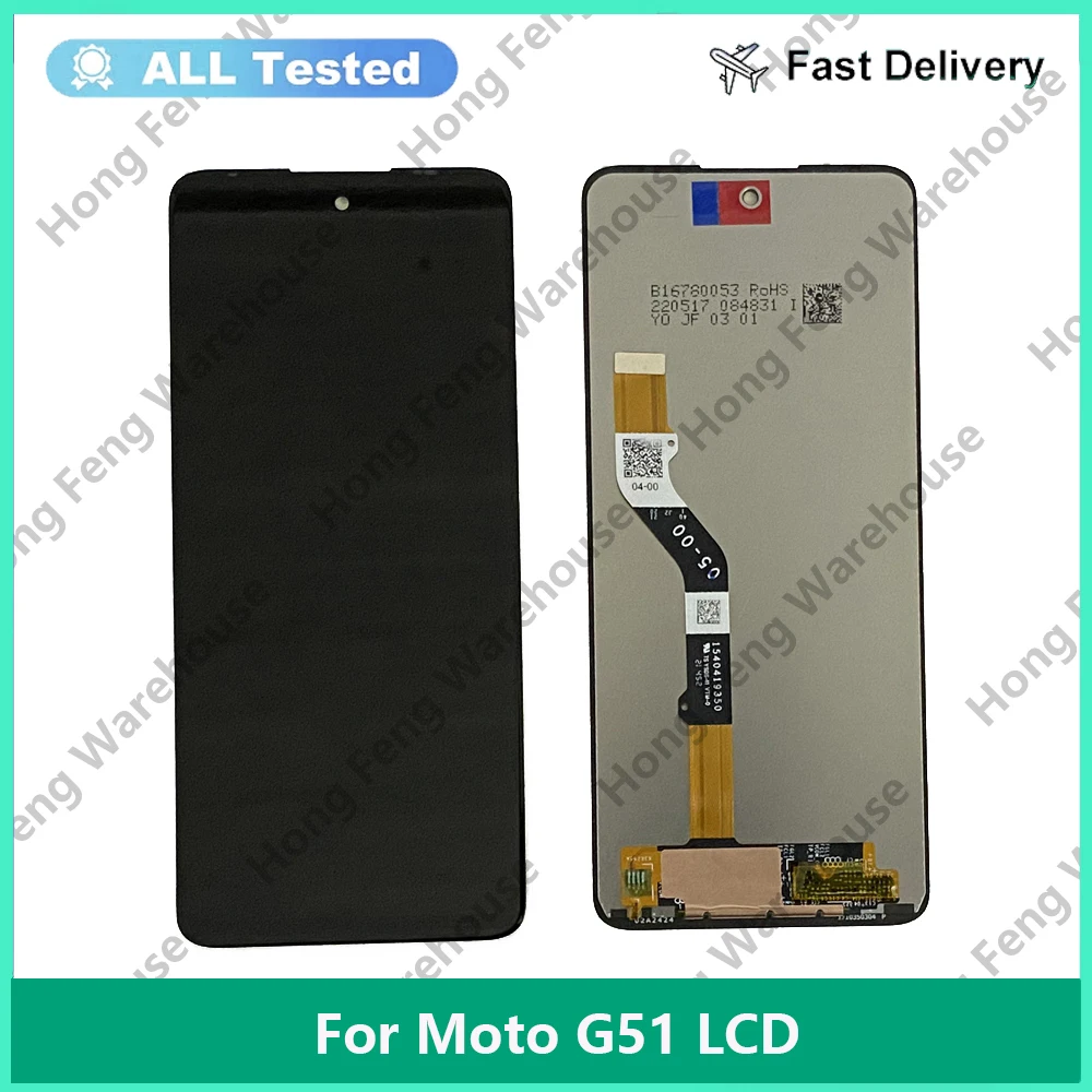 

Original 6.8"For Motorola Moto G51 5G LCD XT2171-1, XT2171-2,XT2171-3 Display Touch Screen Digitizer Assembly Replacement