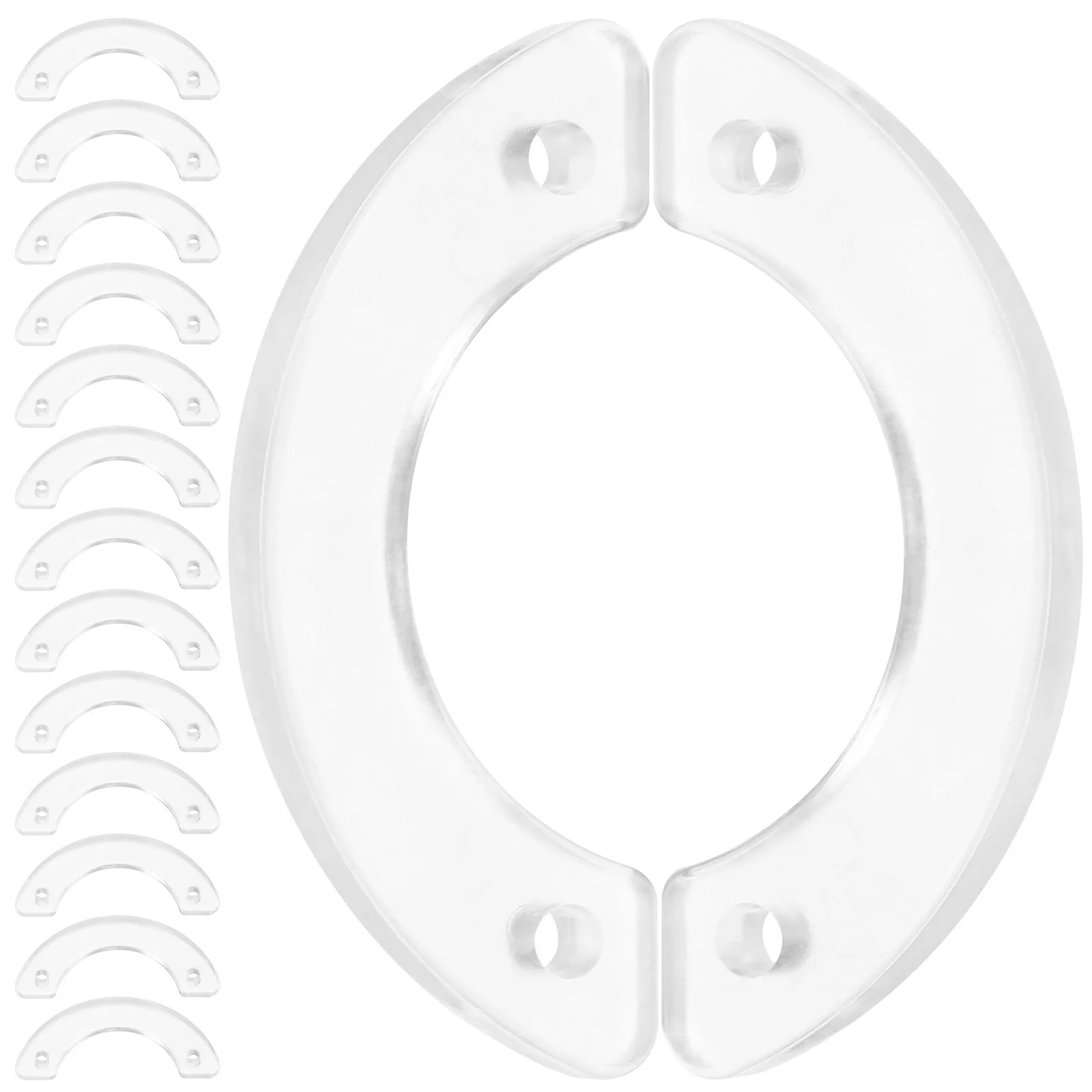 

50Pcs Drawer Stopper Plastic Slide Sturdy Design Prevent Slipping for Dressers Cabinets Office Desk Drawer Replacement