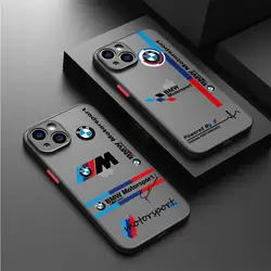 Bmm Ww Sport Logo Phone Case for Apple iPhone 16 15 Pro Max 14 Plus Hard PC Capa Cover