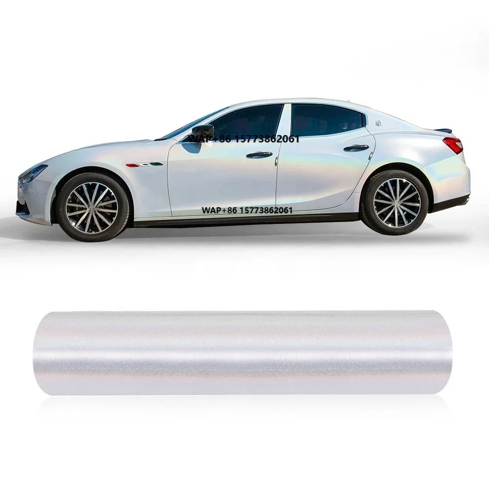 

Chameleon Glitter Full Auto Body Sticker PVC Vehicle Wrap Vinyl Film Colorful Lser White Car Stickers Wrapping Film