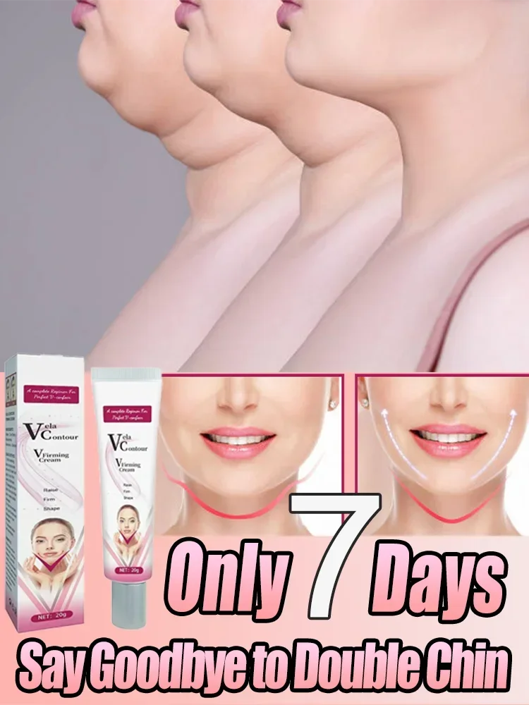 V-Shape Face Cream Reduce Face Puffiness Jawline Definition Slimming the Face Shaping Massage Lift and Tighten Skin Serum