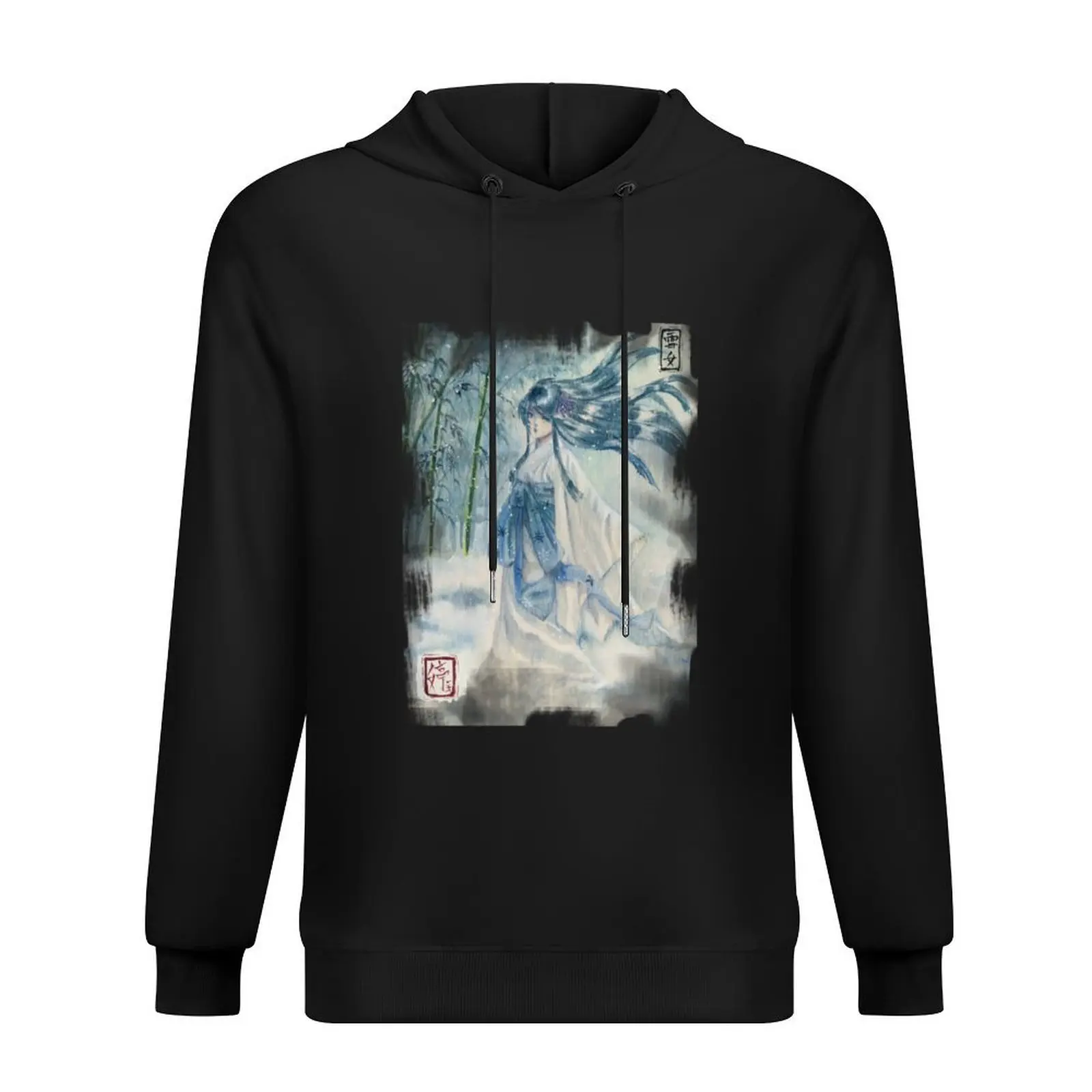 

Yuki onna Snow girl Japanese mythology Hoodie men clothing men's sweat-shirt set men clothes men's autumn clothes tracksuit men