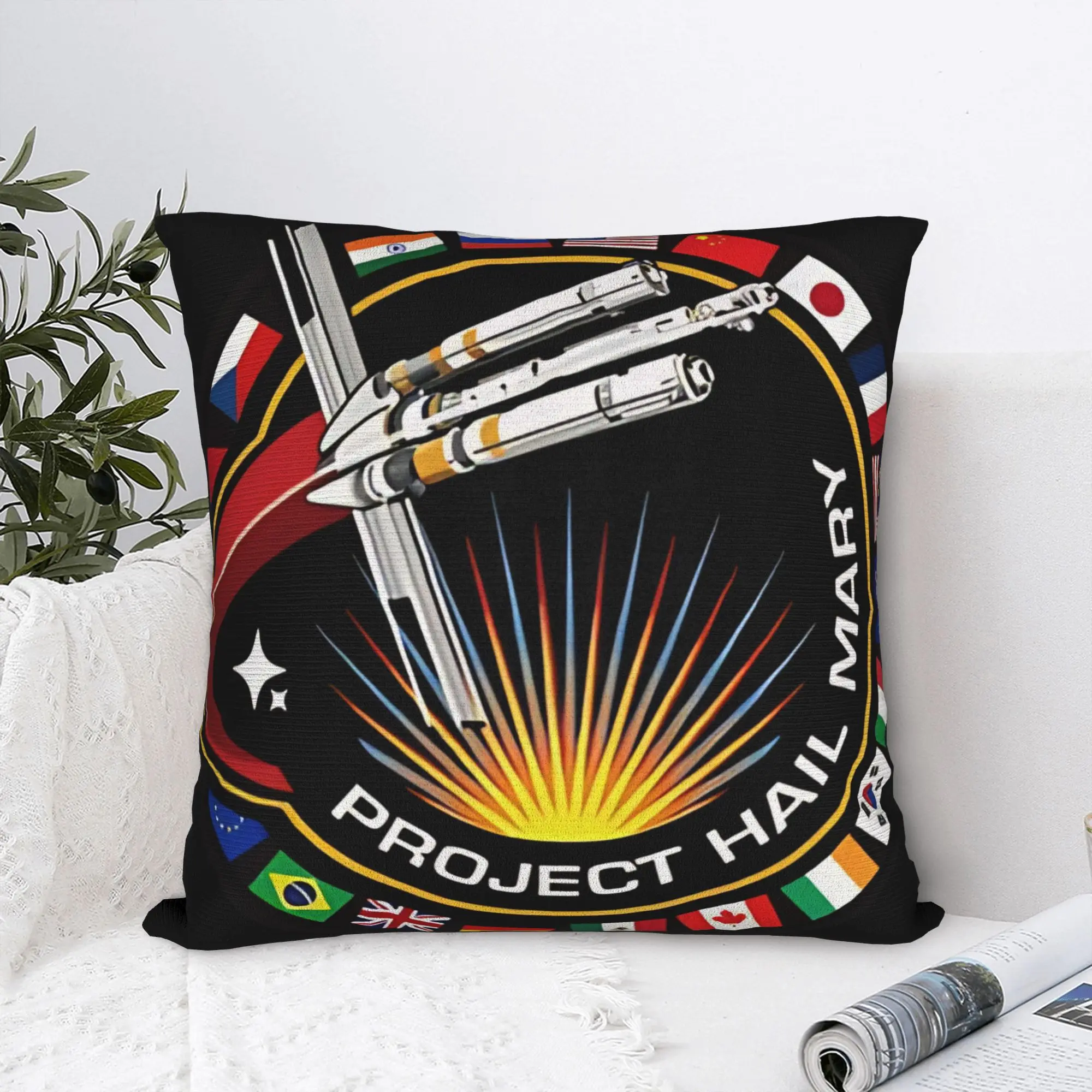 Project Hail Mary Pillow Case  Morden Pillow Cover Soft Pillowcases For Office Car Home Decor