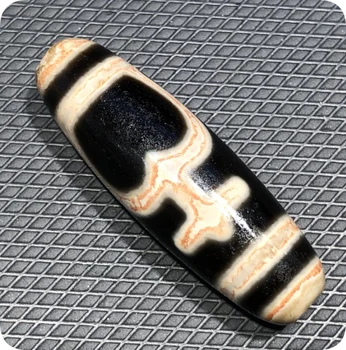 קסומה טיבט ישן יקר אגייט totem Dzi חרוז 39 מ 