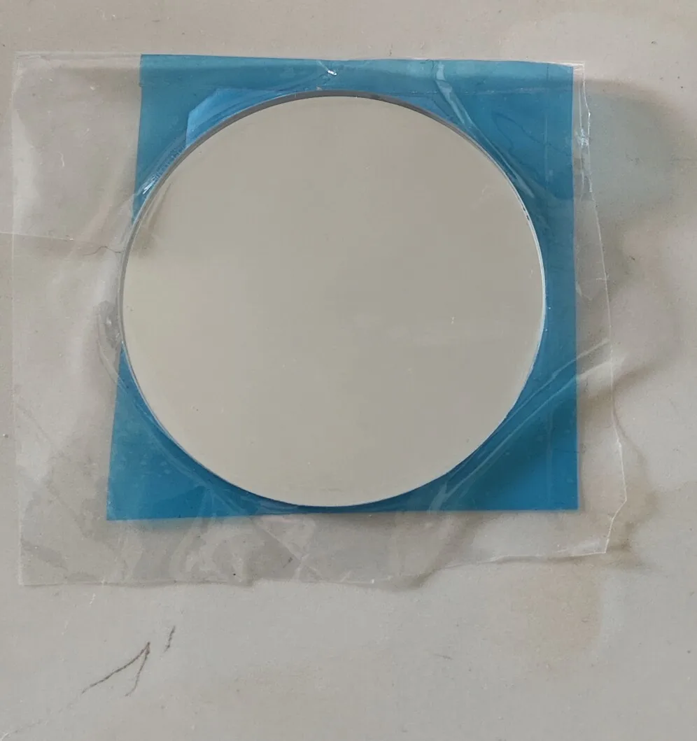 Round, aluminum-coated front-surface mirror, 1 inch in diameter, 1.1 thick; high-reflectivity, ghosting-free optical glass