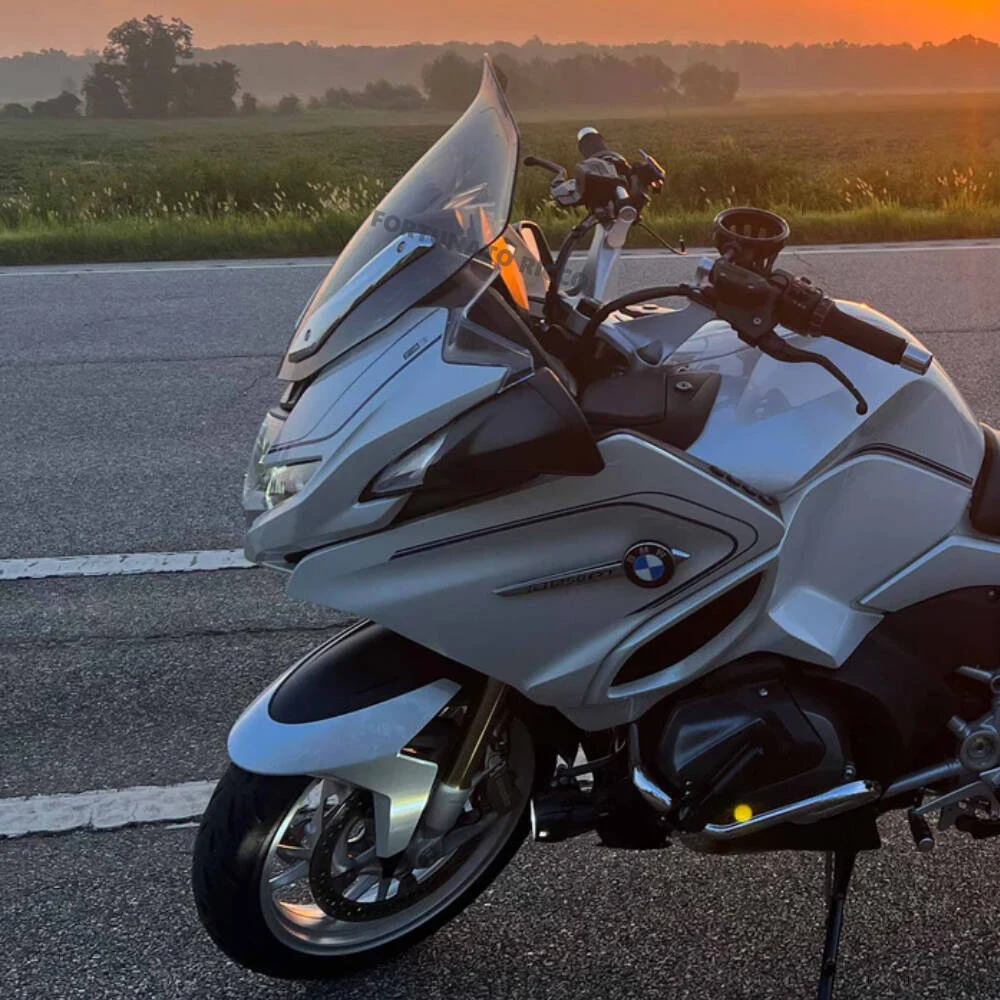 لسيارات BMW R1250RT R1250 RT 2021-2024 الزجاج الأمامي للدراجات النارية منحرف مرتفع R 1250 RT زيادة شاشة الرياح