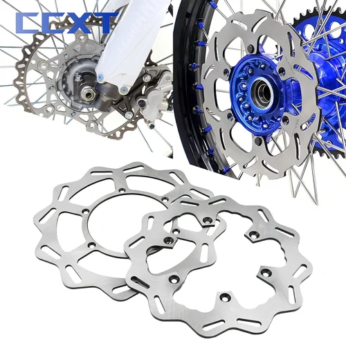 Disco de freno delantero y trasero CNC para motocicleta, 270mm, 245mm, Rotor para Yamaha YZ WR 125 250 250F 400F 426F 450F 250FX 125X 250X 450FX